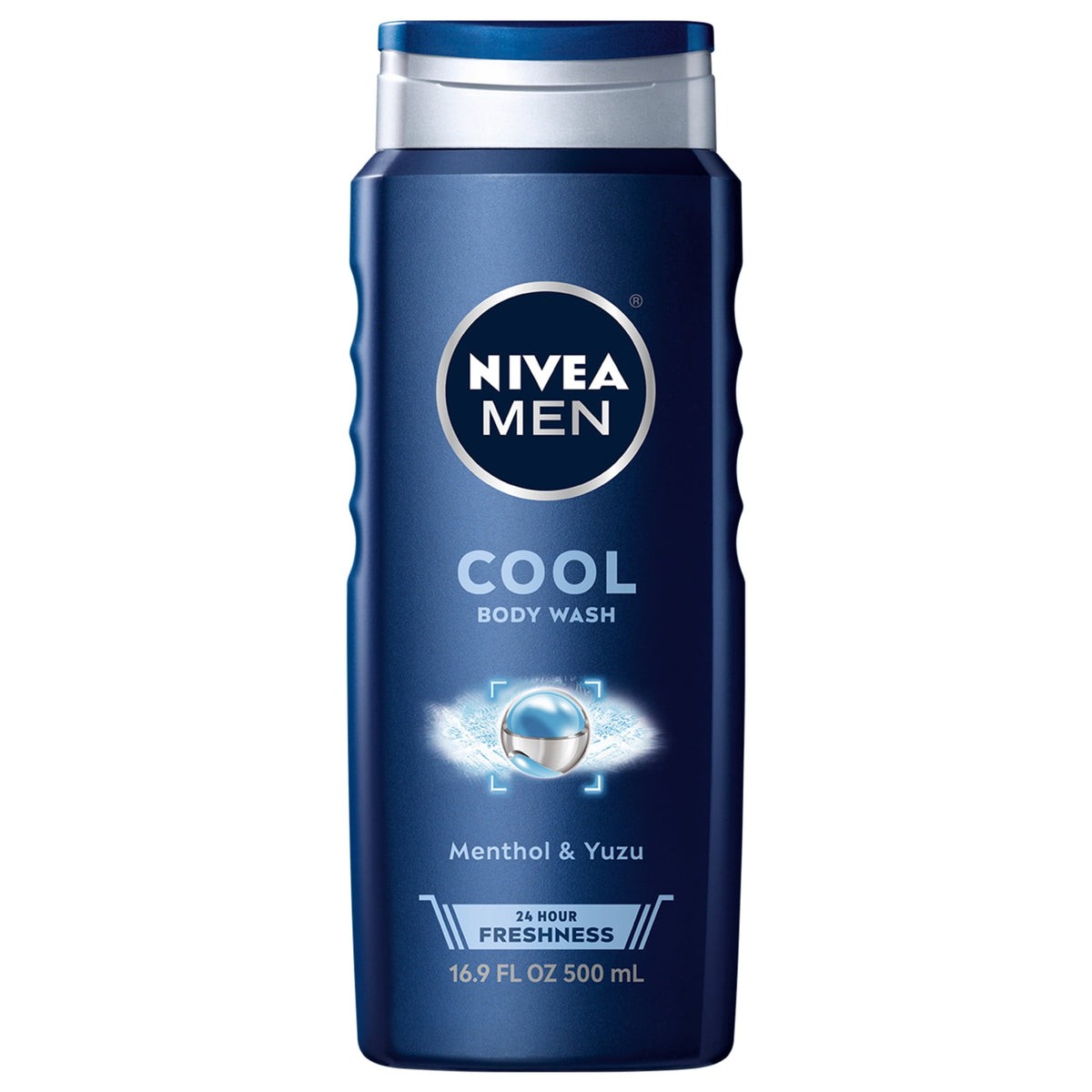 Nivea Men Cool Body Wash, 16.9 oz — 12 Per Case