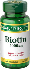 N/bnty Biotin 5000mg 72's — Case of 24