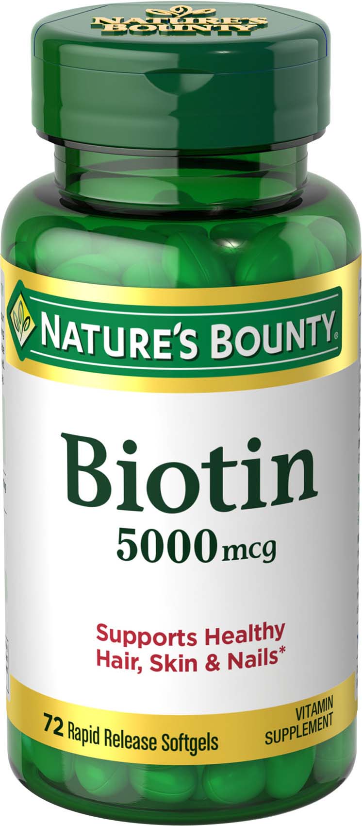 N/bnty Biotin 5000mg 72's — Case of 24