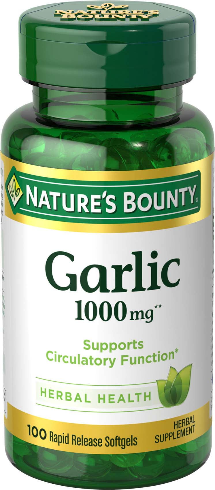 Nature's Bounty #2326 Odorless Garlic 100 ct — Case of 24