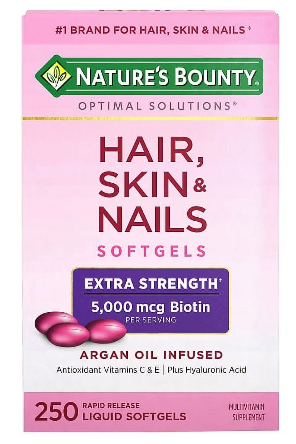N/bnty#7580 Hair/skin/nail 60's — Case of 24