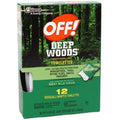OFF! Deep Woods Towelettes, 12 ct — 12 Per Case