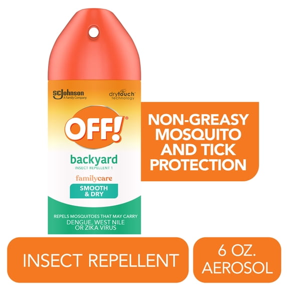 OFF! Backyard Familycare Smooth & Dry, 6 oz — 12 Per Case