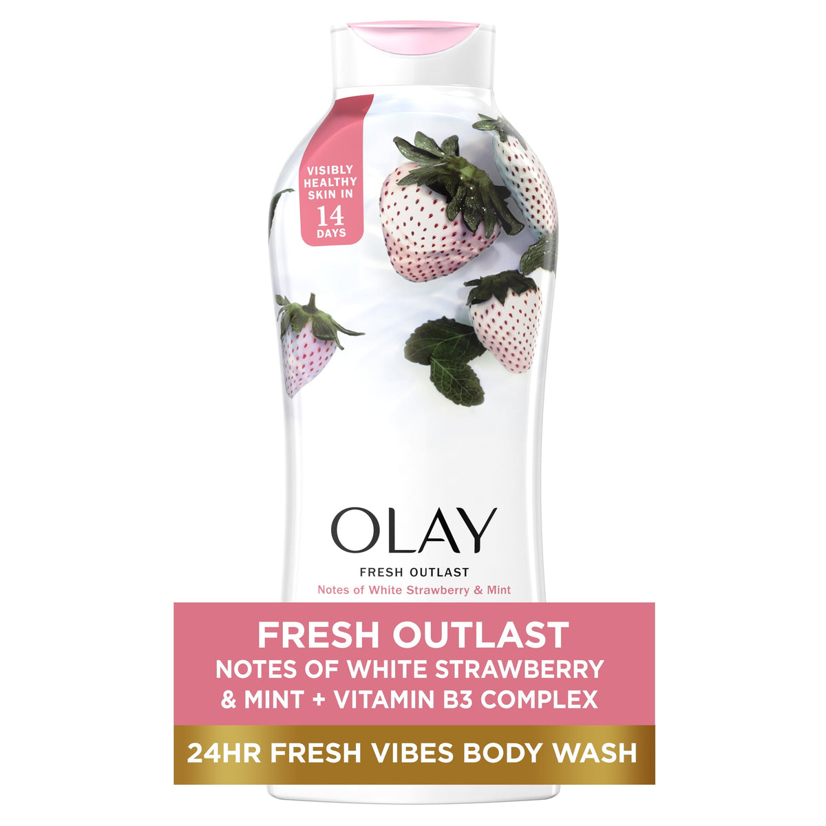 Olay B/w Strwbry Mint Rad, 22 oz — 4 Per Case