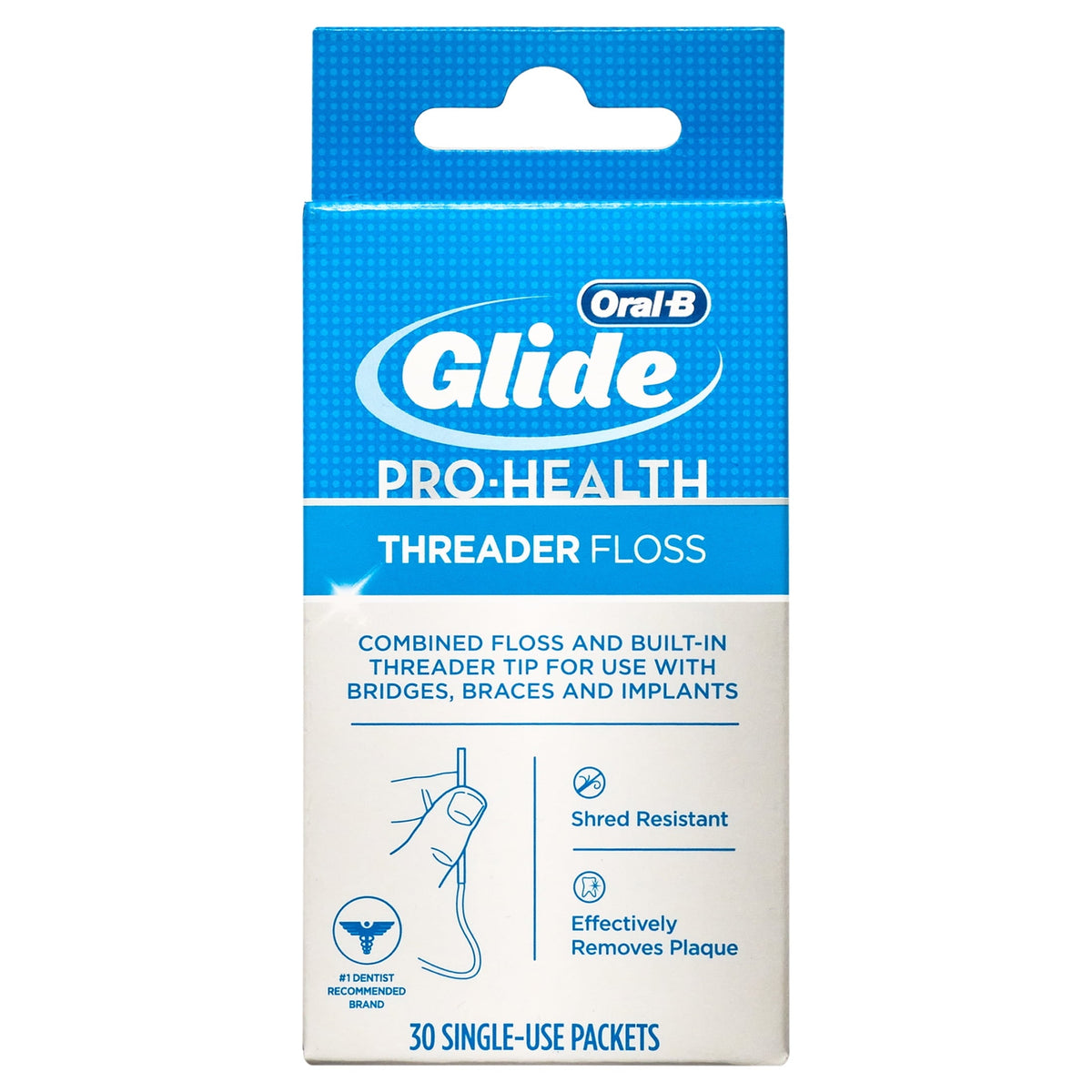 Glide Threader Floss, 30 ct — 48 Per Case