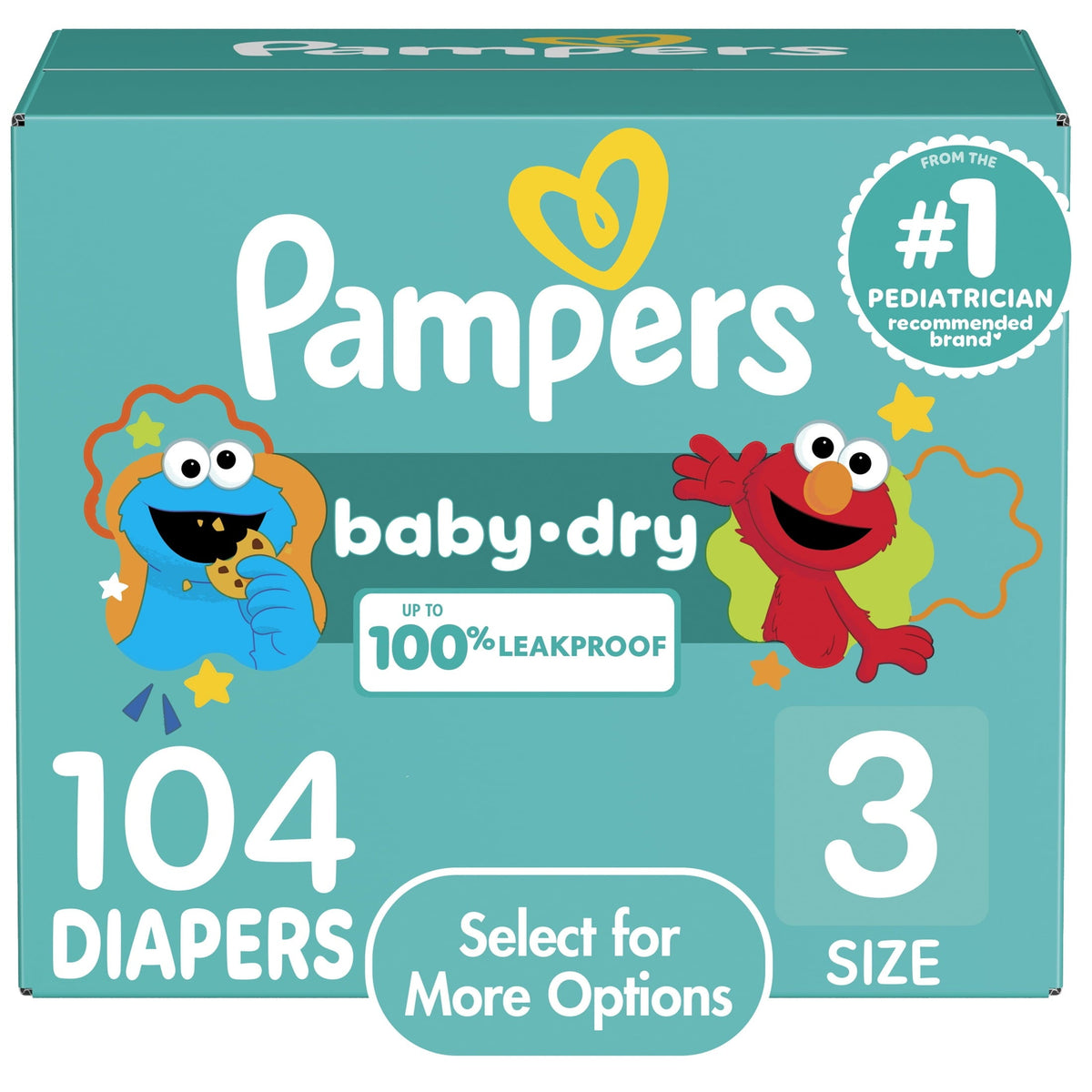 Pampers Baby Dry Sze 3 Spr104 — Case of 1