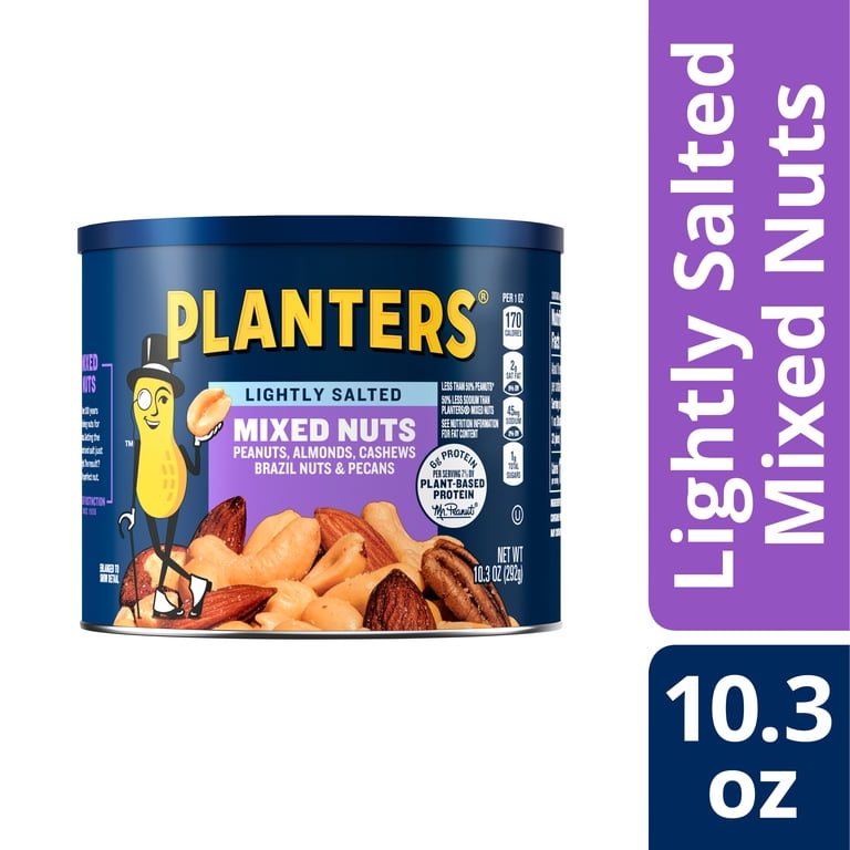 Planters Salted Mixed Nuts, 10.3 oz — 12 Per Case