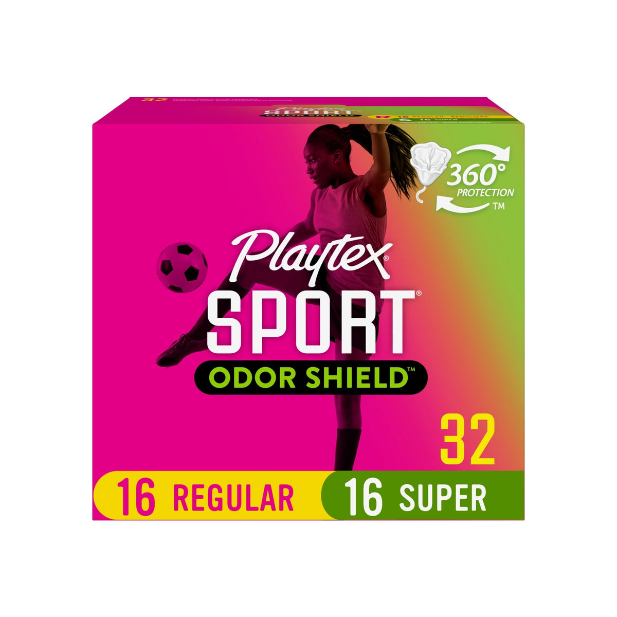 Playtex Sport Tampons Multi Pack, 32 ct — 12 Per Case