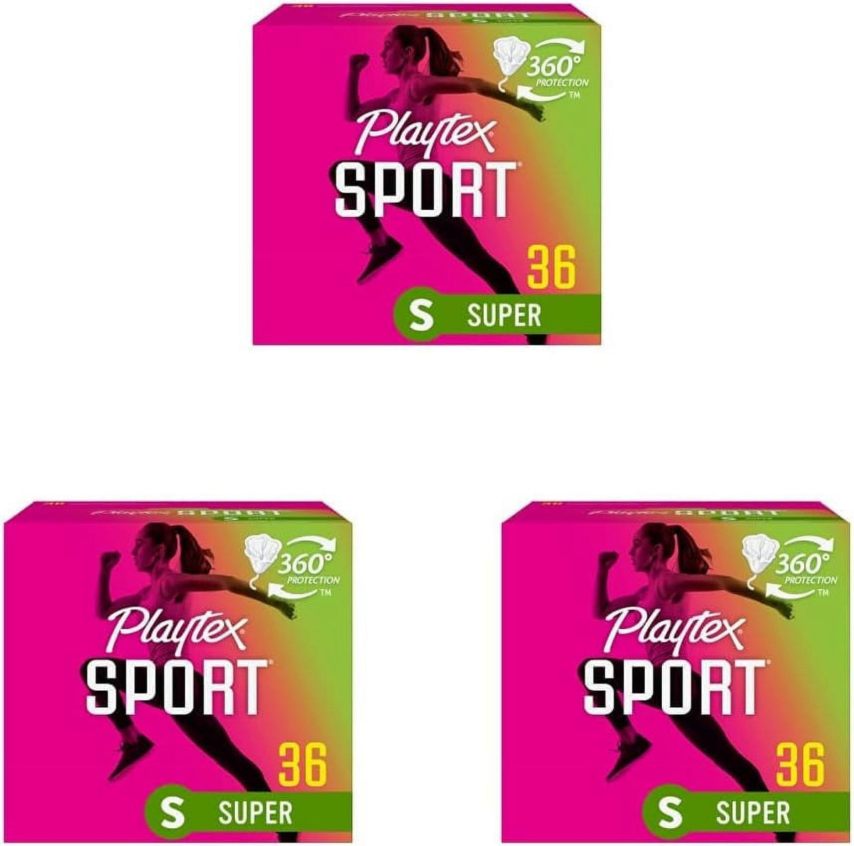 Playtex Sport 8 ct Super — Case of 48