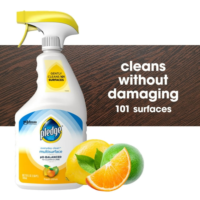 Pledge Multi Surface Trigger Citrus, 25 oz — 6 Per Case