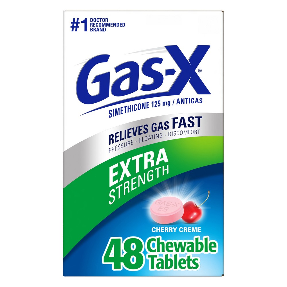 Gas-X Cherry Creme Tabs, 48 ct — 24 Per Case