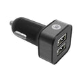 AMP AC/DC Dual USB Charger Black — Case of 36