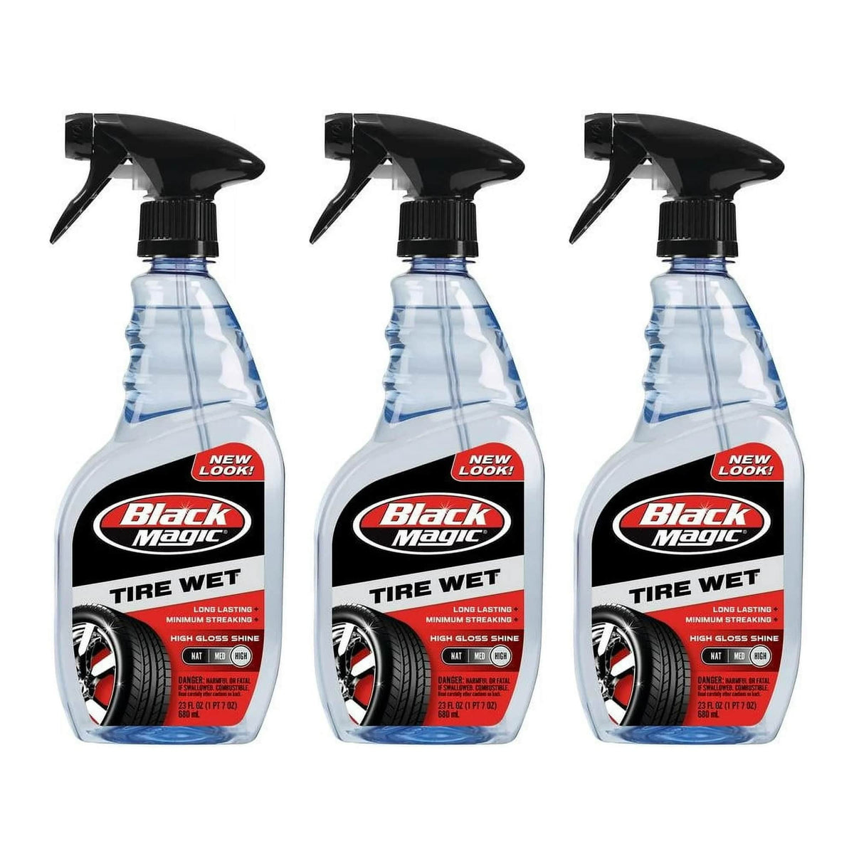 Black Magic Tire Wet Spray 23 oz — Case of 6