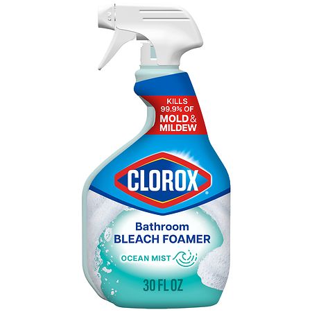 Clorox Bathroom Foamer with Bleach, Ocean Mist — 30 fl oz — Case of 9