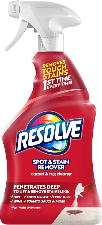 Resolve Carpet Stain Remover Trigger Spray — 22 oz — Case of 12