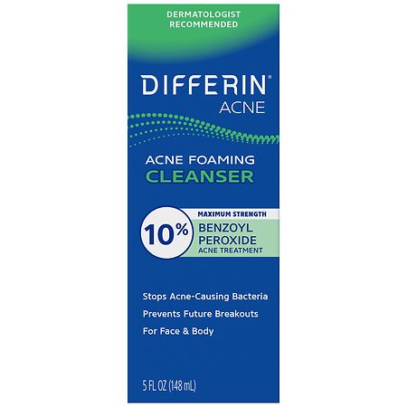 Differin Acne Foam Cleanser 5 oz — Case of 12