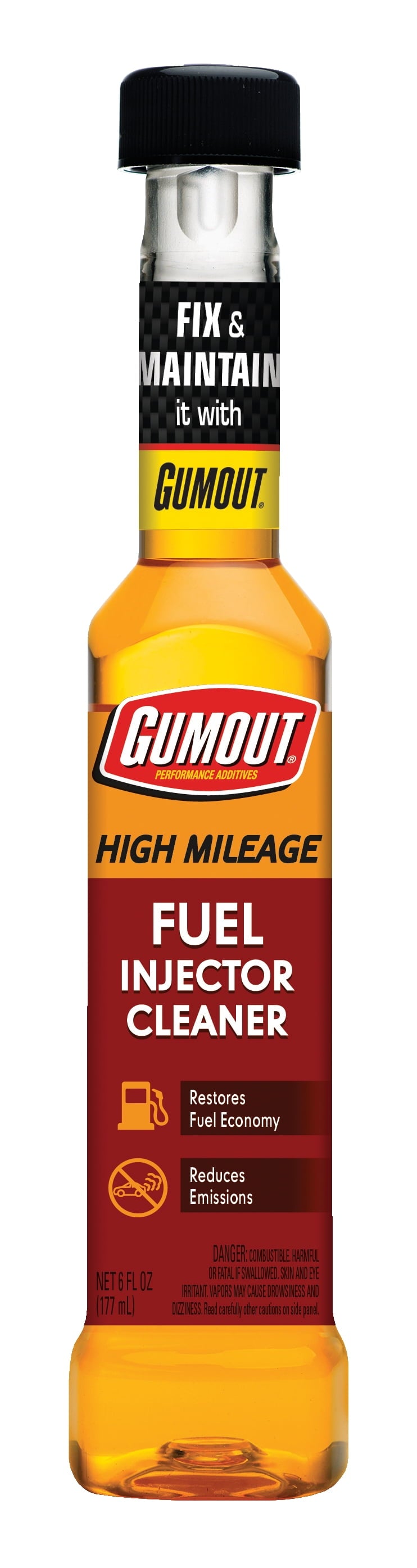 Gumout 2X High Mileage Fuel Injector Cleaner 6 oz — Case of 6