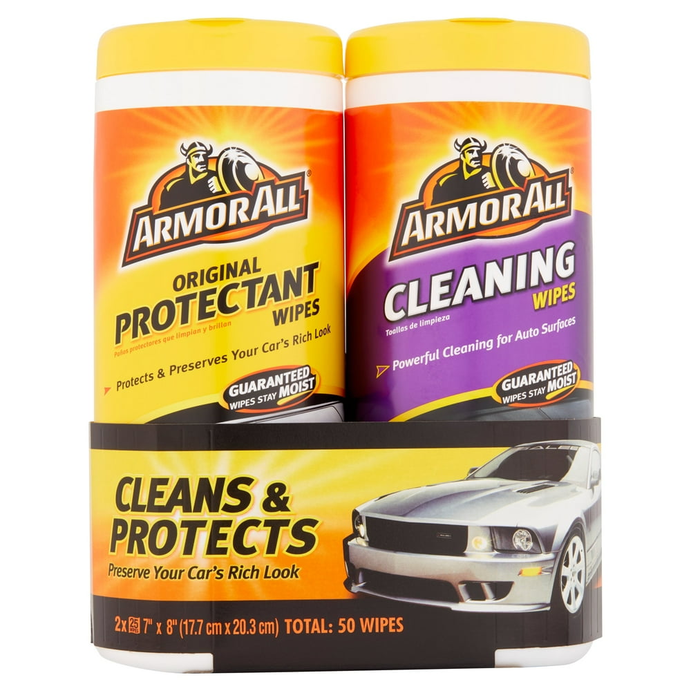 Armor All Protect & Clean Wipes Orange 25 ct — Case of 6