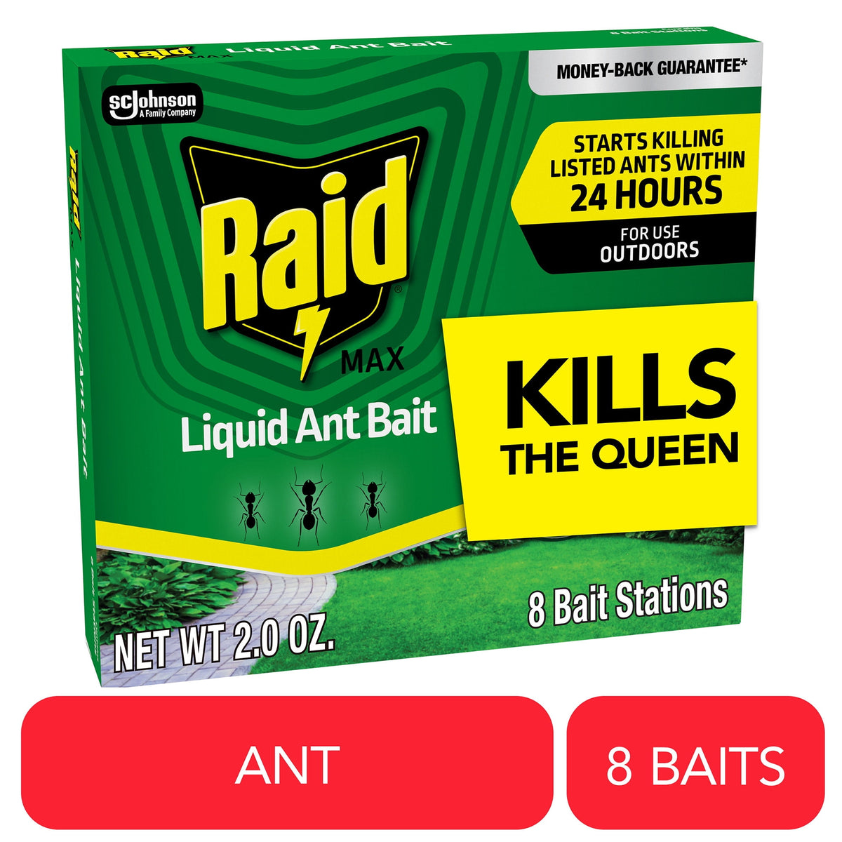 Raid Outdoor Ant Baits, 8 ct — 12 Per Case
