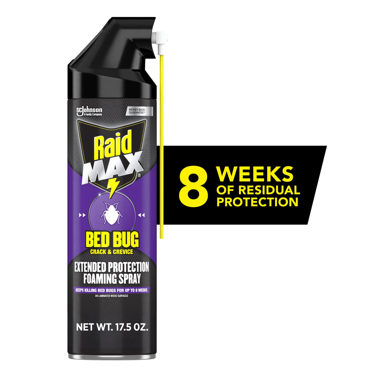 Raid Max Bed Bug Foaming, 17.5OZ — 6 Per Case