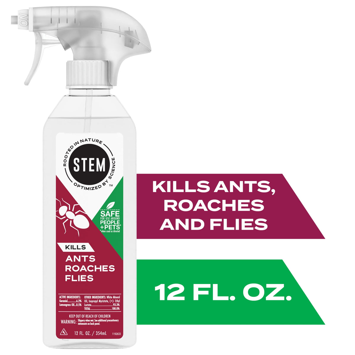 STEM Kills Ants And Roach Aerosol, 12 oz — 6 Per Case
