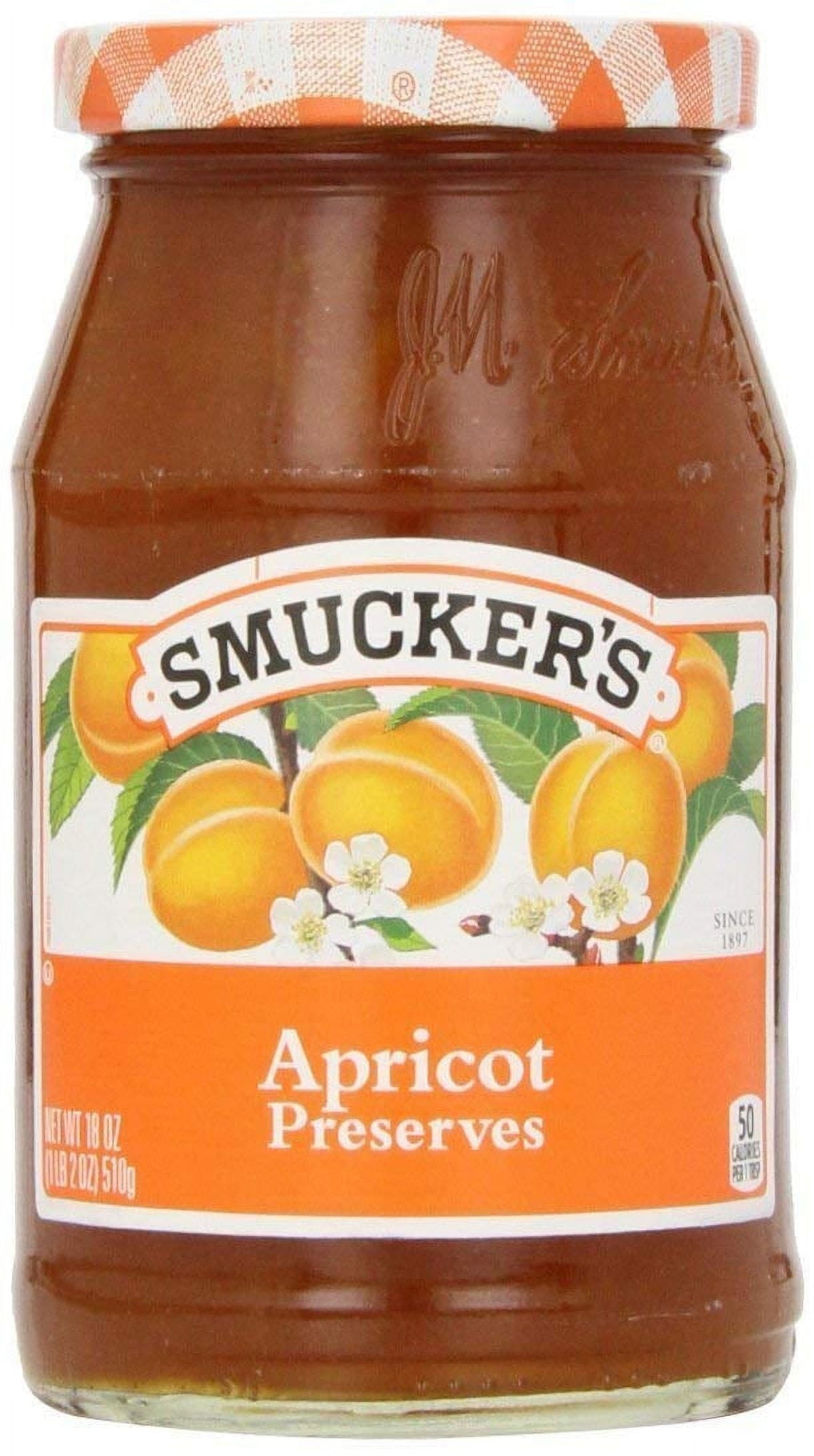 Smucker's Apricot Preserve, 18 oz — 12 Per Case