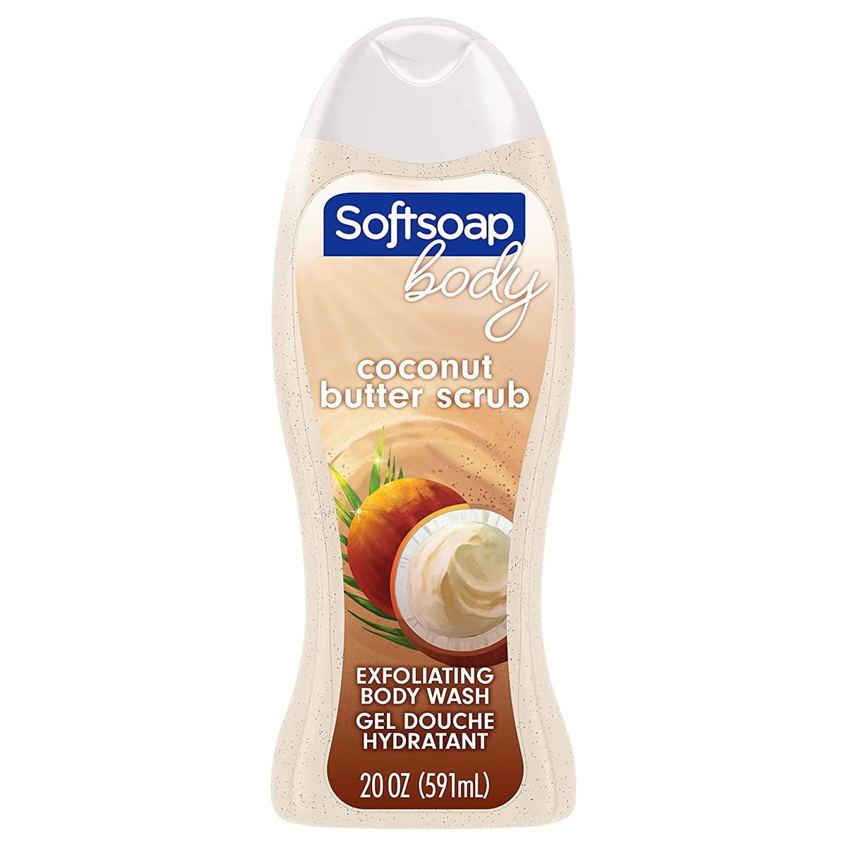 Softsoap Coconut Scrub Body Wash, 20 oz — 4 Per Case