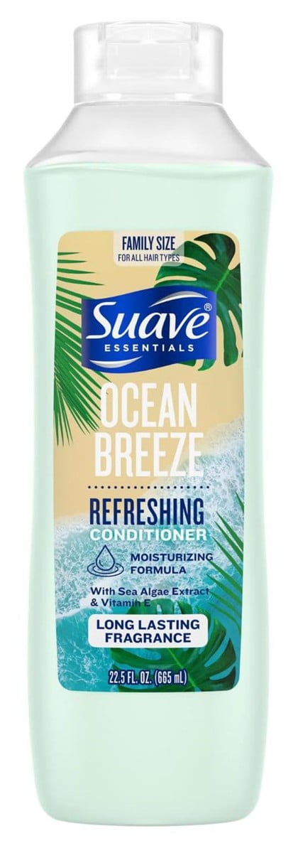 Suave Essentials Ocean Breeze Conditioner, 22.5 oz — 4 Per Case