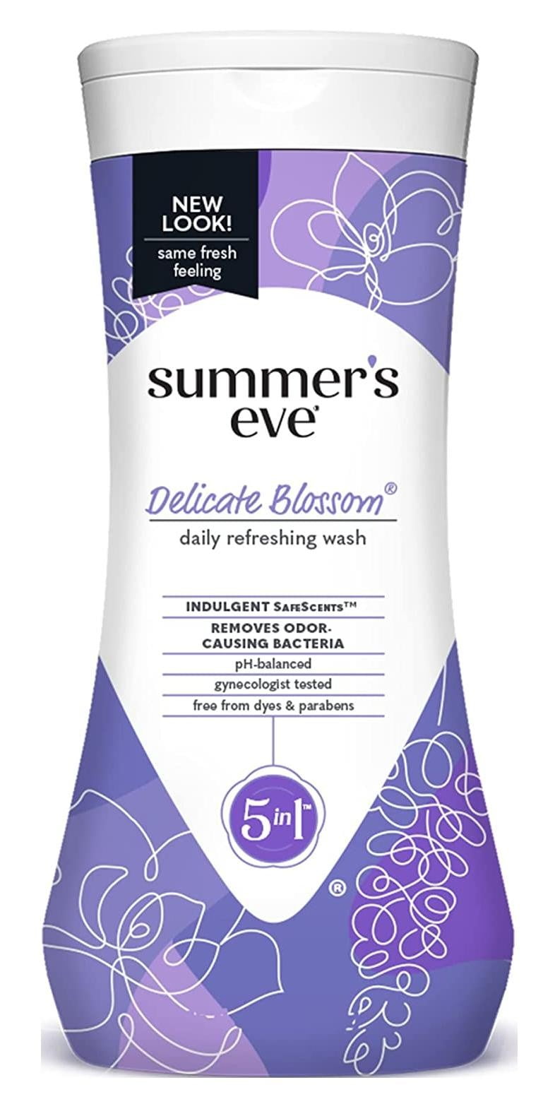 Summer's Eve Feminine Wash Delicate Blossom, 15 oz — 12 Per Case