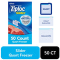 Ziploc Suso Freezer Quart, 50 ct — 9 Per Case