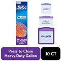 Ziploc Suso Storage Gallon, 10 ct — 9 Per Case