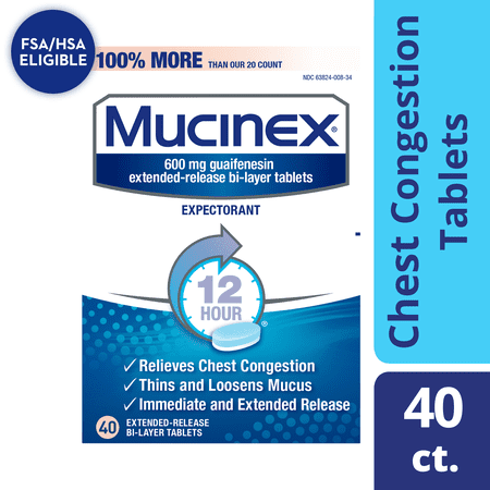 Mucinex SE 40 ct — Case of 24