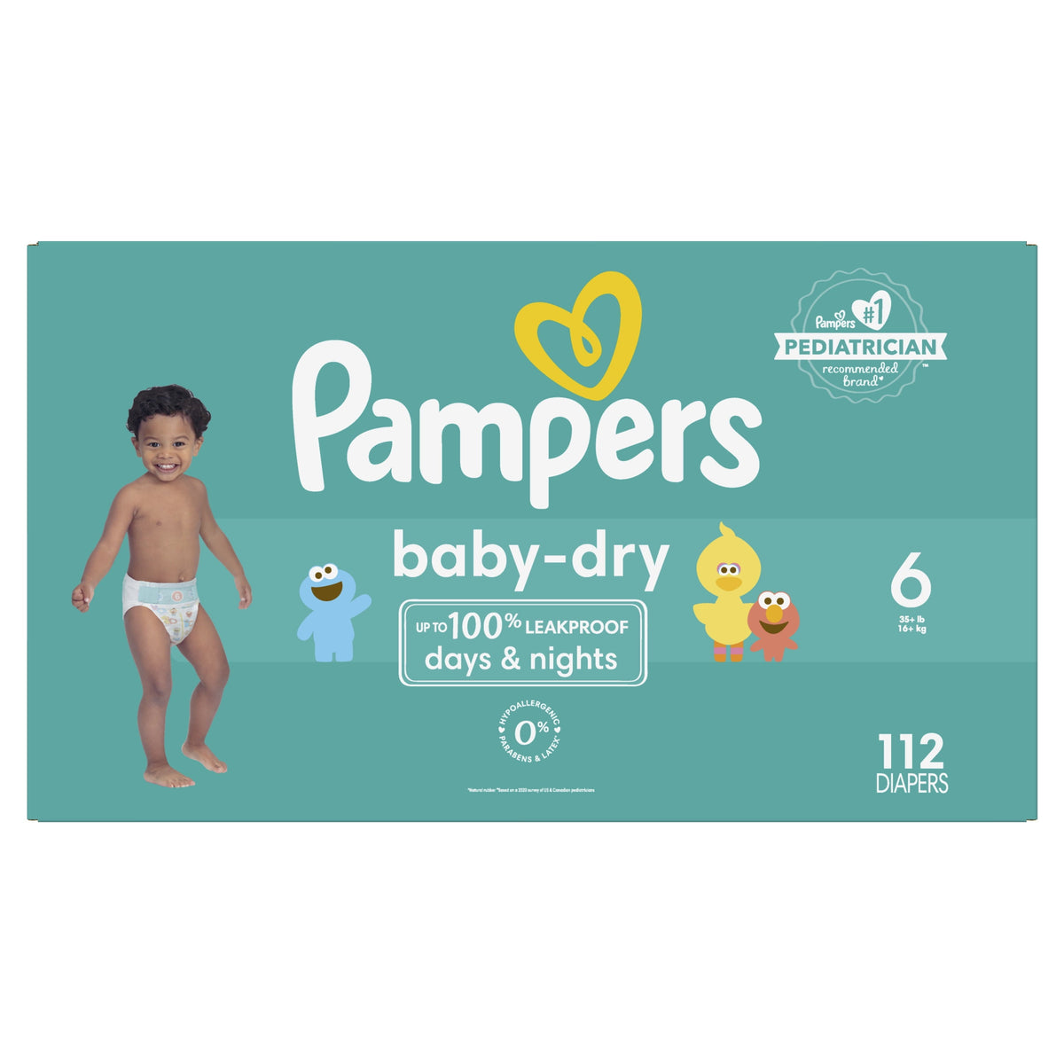 Pampers Baby Dry Sz6 Super Pk64 — Case of 1