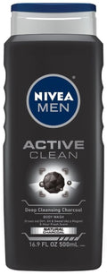 Nivea Men's 16.9-oz B/w Act Clean — Case of 12