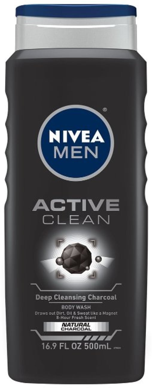 Nivea Men's 16.9-oz B/w Act Clean — Case of 12