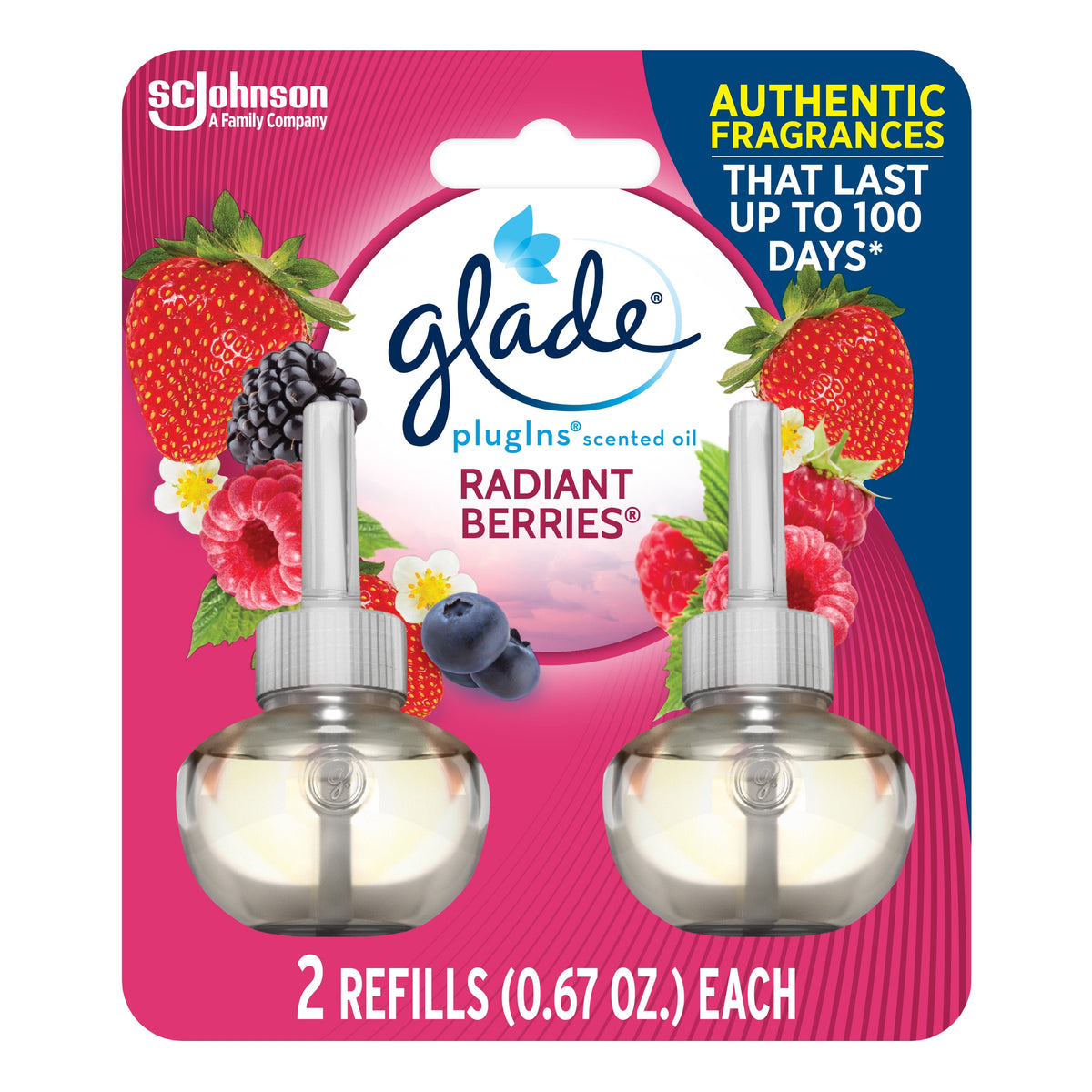 Glade Piso Refills - Berries & Cream, 2 ct — 6 Per Case