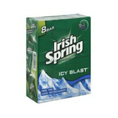 Irish Spring 3.7 oz 8 pk Icyblst — Case of 9