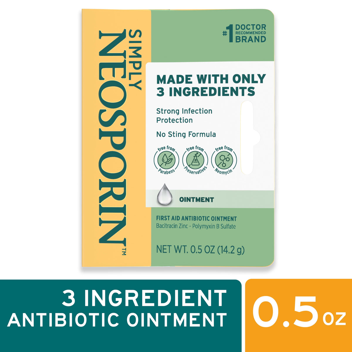 Neosporin Simply Oint .5 Oz. — Case of 72