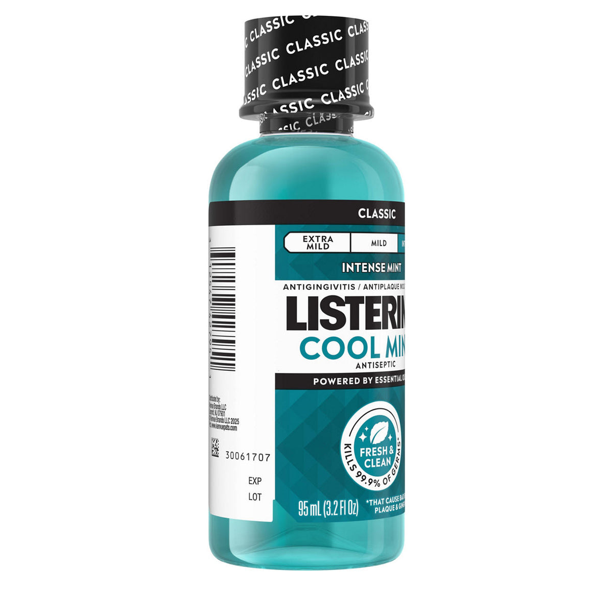 Listerine Cool Mint Mouthwash, 3.2 oz — 24 Per Case