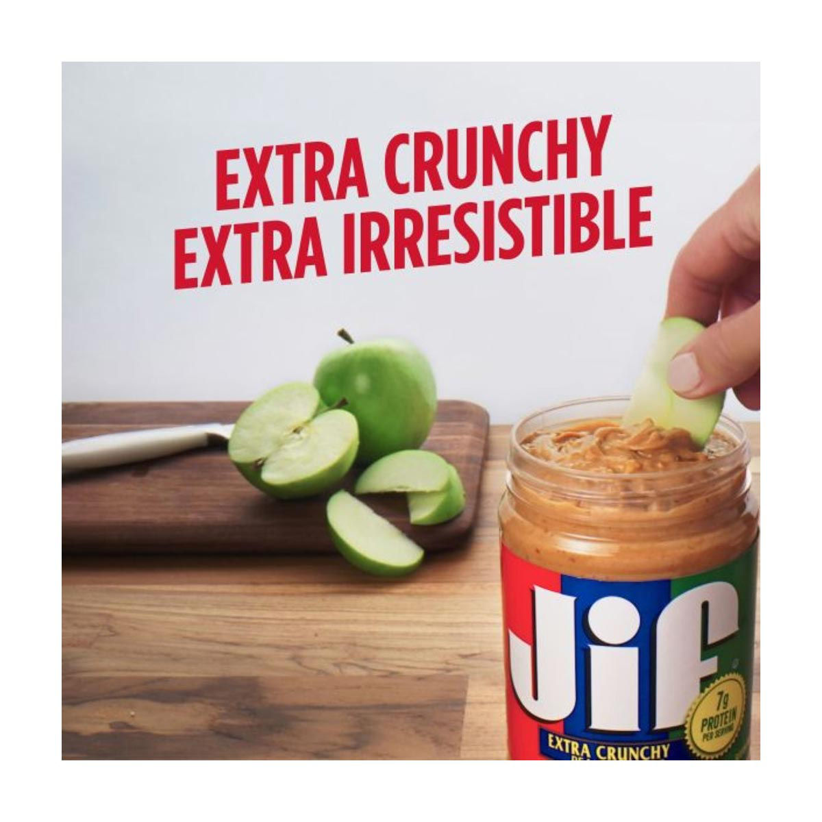 JIF Crunchy Peany Butter, 28 oz — 10 Per Case