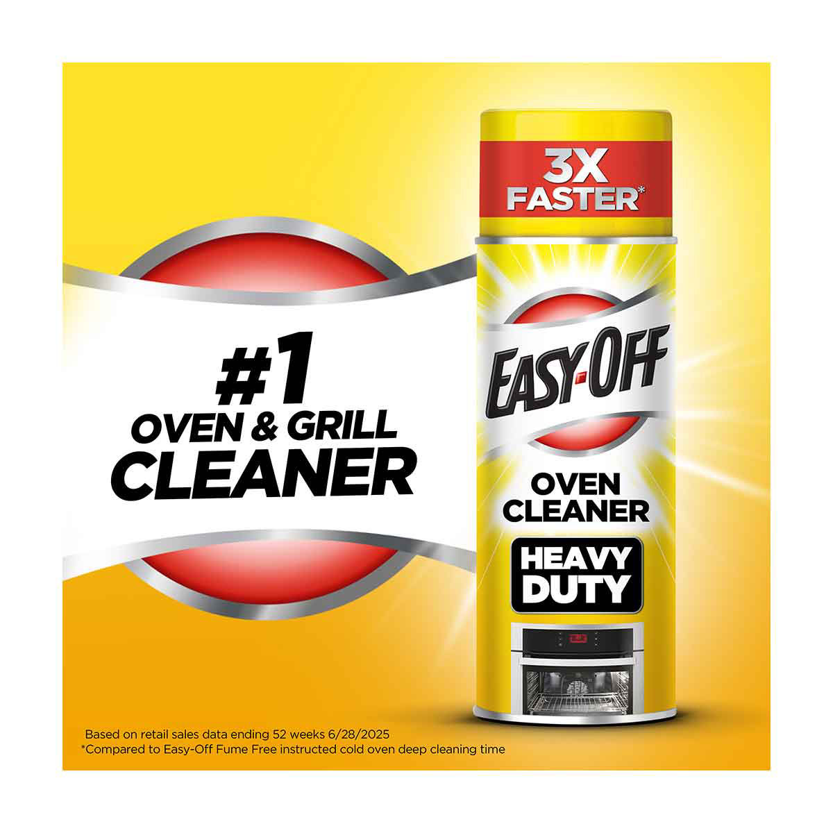 Easy-Off Heavy Duty Regular Scent Aerosol Oven Cleaner, 14.5 oz — 6 Per Case