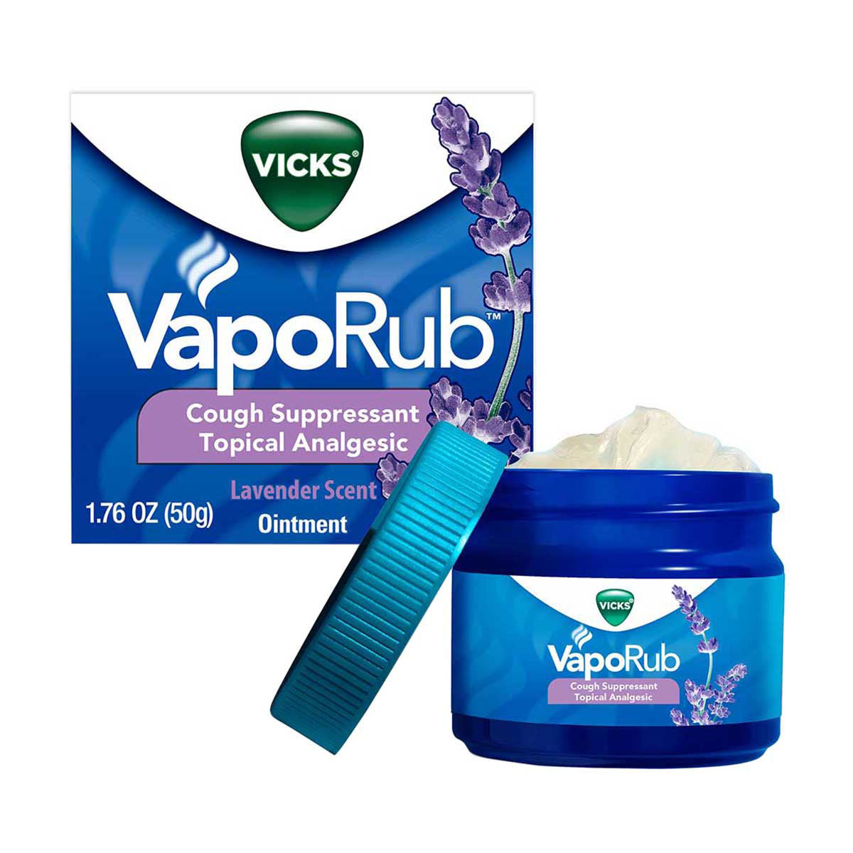 Vicks VapoRub Lavender Ointment, 1.75 oz — 36 Per Case