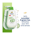 Dove Body Wash Cuc/grn Tea, 3 oz — 24 Per Case