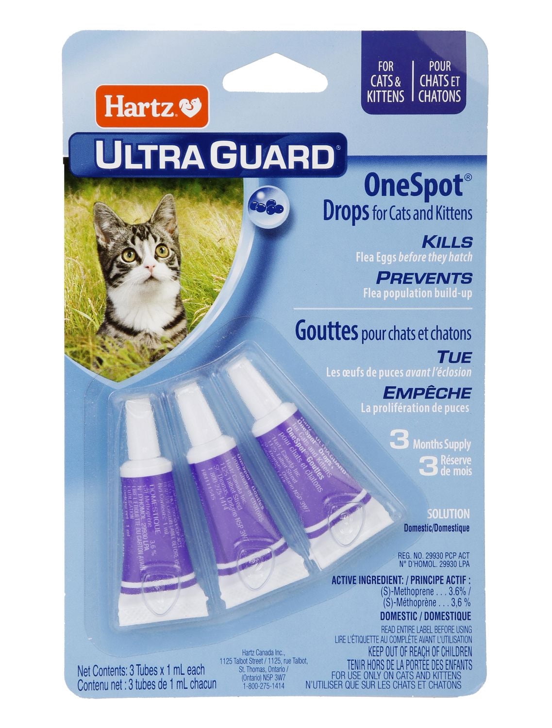 Hartz 2/1 Fl&tic Clear Cat White — Case of 48