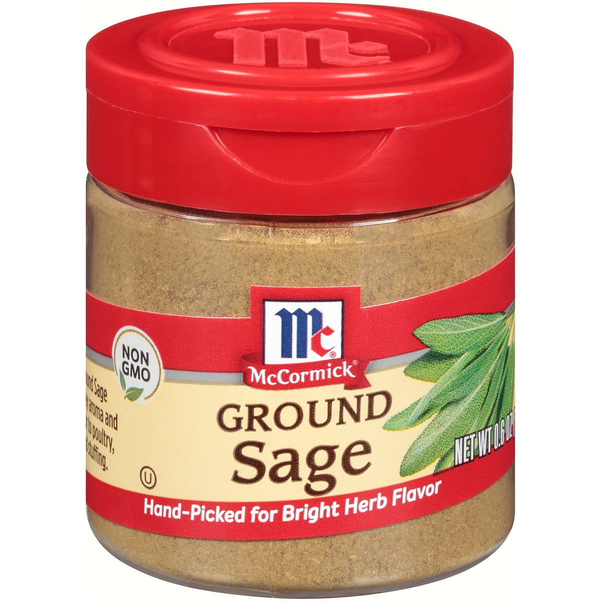 McCormick Ground Sage, 0.6 oz — 72 Per Case
