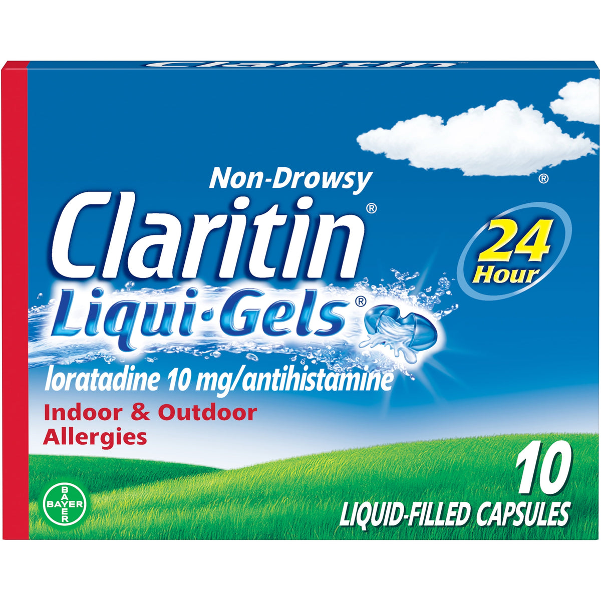 Claritin Allgy Liqu-gel 10 ct — Case of 36