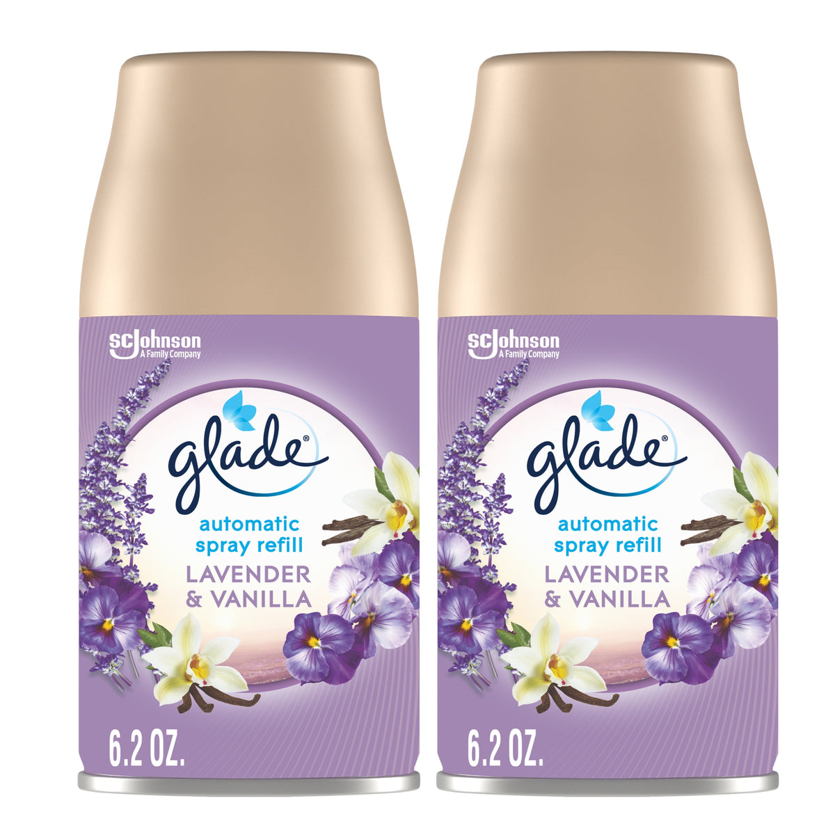 Glade Automatic Spray Refill - Lavender & Vanilla, 6.2 oz — 6 Per Case