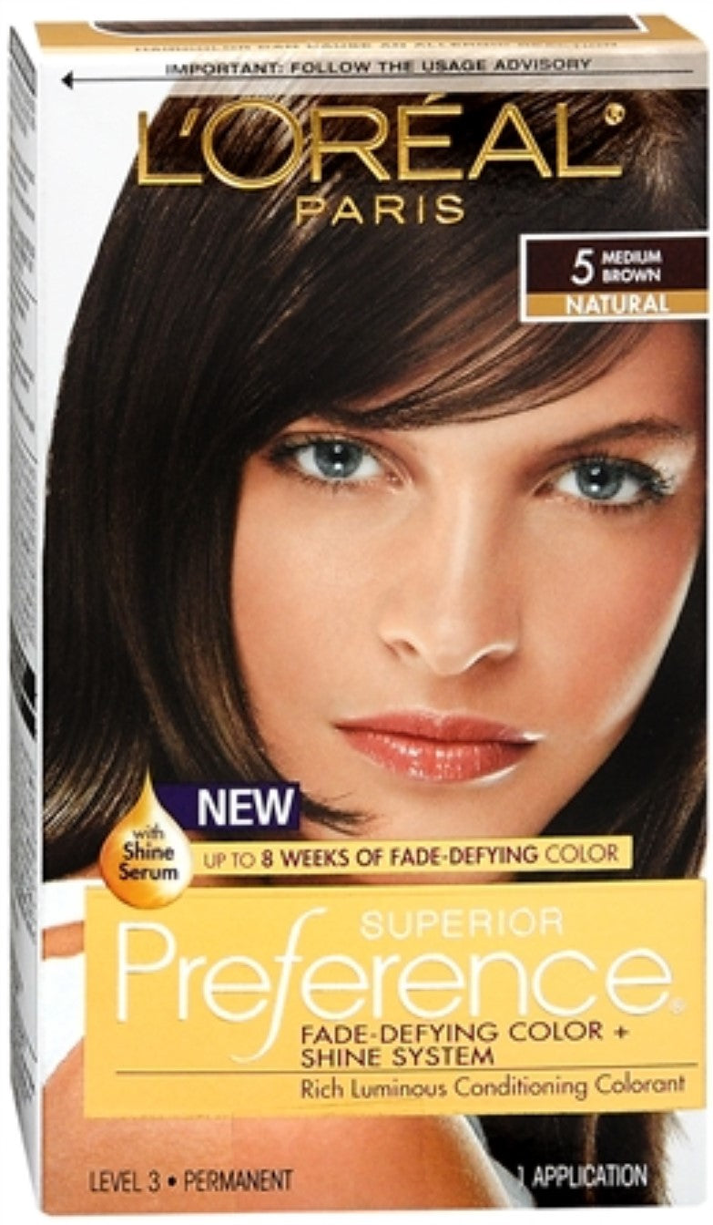L'Oreal Preference #5 Med. Brown — Case of 12