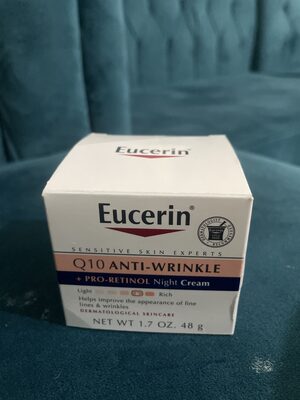 Eucerin Q10 Anti-Wrinkle Night Cream, 1.7 oz — 12 Per Case