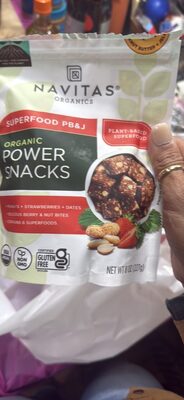 Navitas Bites Strawberry Peanut Chia - 8 oz — Case of 12